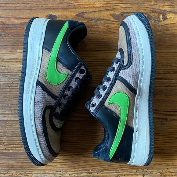 undefeated air force 1 green